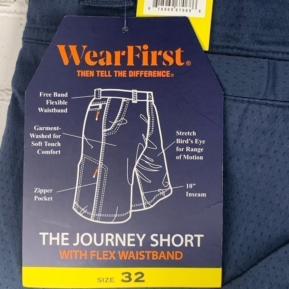 New-wearfirst Flex Free Waistband, Performance, Stretch, Soft Journey Shorts - Picture 16 of 16
